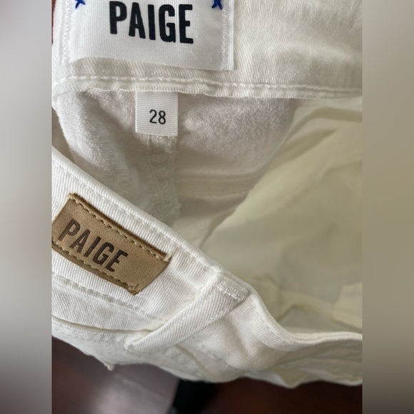 PAIGE Kylie Cropped Women's White Skinny Jeans - Picture 9 of 9